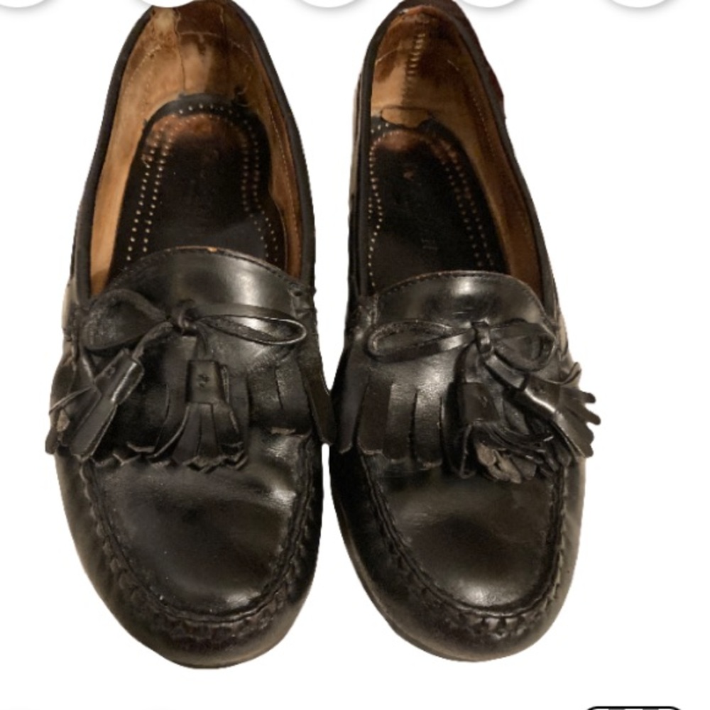 Cole Haan Men’s Black Tassel Loafers 10M